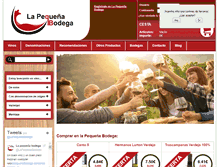 Tablet Screenshot of lapequenabodega.com